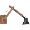 Vägglampa industriell stil svart rund E27 vidaXL – miniatyr 4