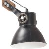 Vägglampa industriell stil svart rund E27 vidaXL – miniatyr 6