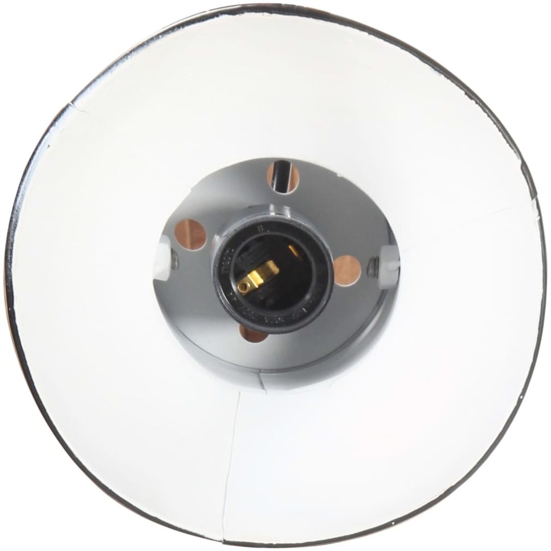 Vägglampa industriell stil svart rund E27 vidaXL – bild 8