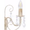 Vägglampa med pärlor antikvit 2 x E14-glödlampor vidaXL – miniatyr 5