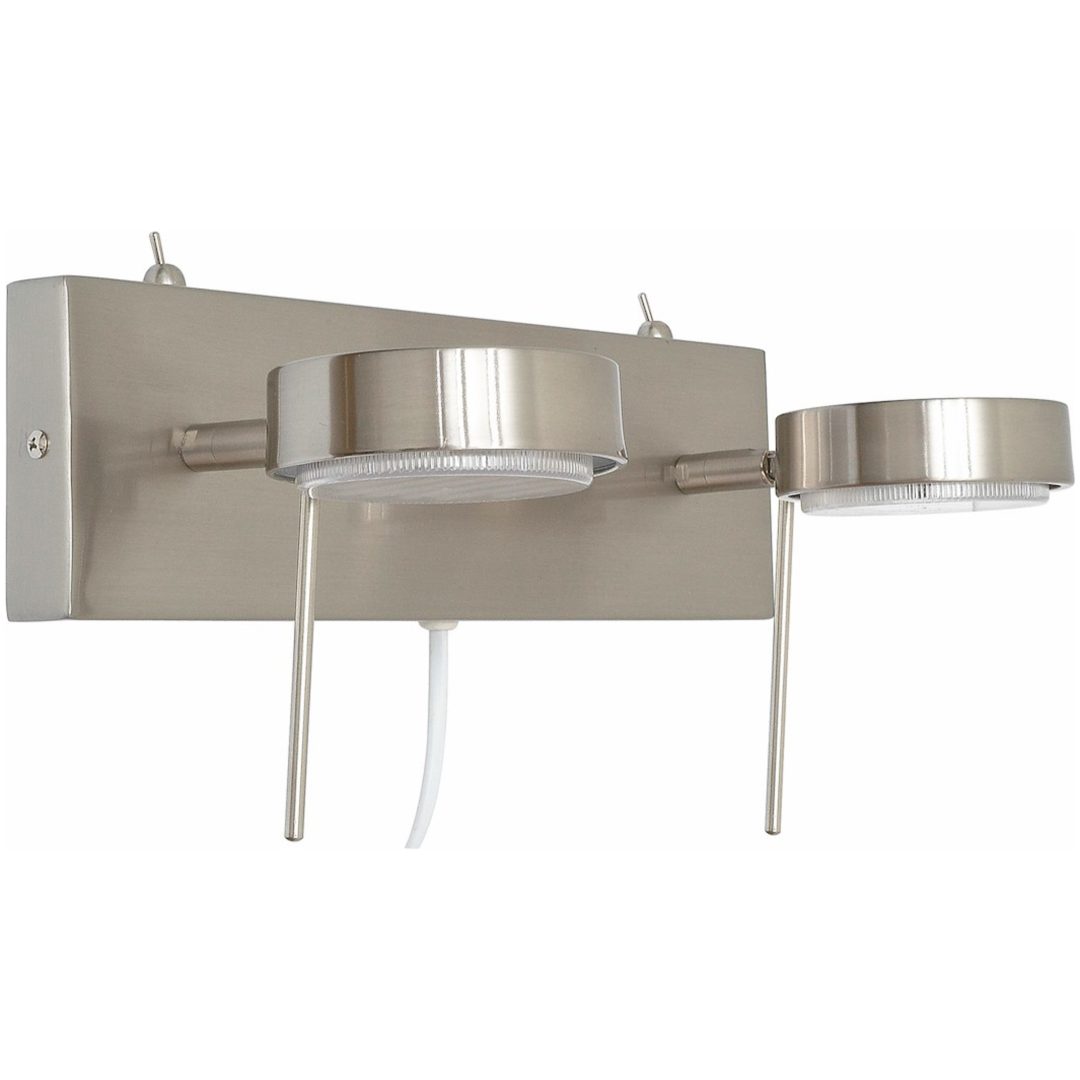 Vägglampa Sokos, Stål, 2x9W, GX53 MALMBERGS
