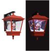 Vägglykta med lampa och jultomte röd 40x27x45 cm vidaXL – miniatyr 1