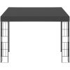 Väggmonterad paviljong antracit tyg vidaXL 3 x 3 m – miniatyr 2