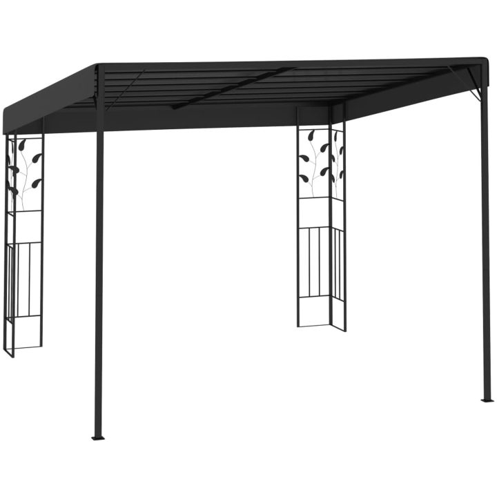 Väggmonterad paviljong antracit vidaXL 3 x 3 x 2.5 m – bild 3