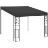 Väggmonterad paviljong antracit vidaXL 3 x 3 x 2.5 m – miniatyr 1