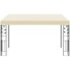 Väggmonterad paviljong gräddvit vidaXL 4 x 3 x 2.5 m – miniatyr 2
