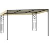 Väggmonterad paviljong gräddvit vidaXL 4 x 3 x 2.5 m – miniatyr 3