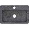 Väggmonterat handfat grå 38x24x6,5 cm marmor vidaXL – miniatyr 4
