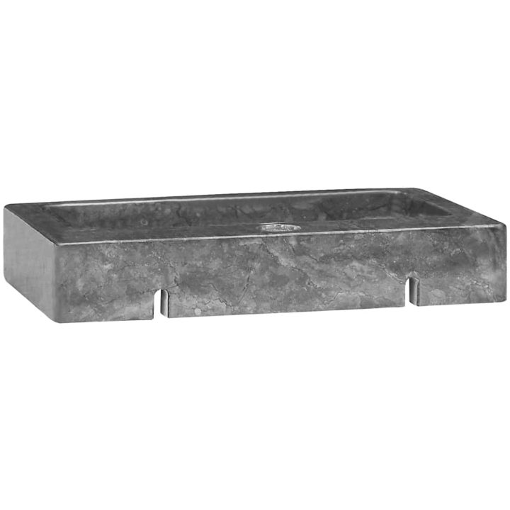 Väggmonterat handfat grå 38x24x6,5 cm marmor vidaXL – bild 7
