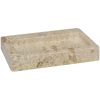 Väggmonterat handfat gräddvit 38x24x6,5 cm marmor vidaXL – miniatyr 2