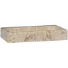 Väggmonterat handfat gräddvit 38x24x6,5 cm marmor vidaXL – miniatyr 3