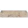 Väggmonterat handfat gräddvit 38x24x6,5 cm marmor vidaXL – miniatyr 4