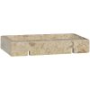 Väggmonterat handfat gräddvit 38x24x6,5 cm marmor vidaXL – miniatyr 6
