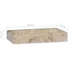 Väggmonterat handfat gräddvit 38x24x6,5 cm marmor vidaXL – miniatyr 9