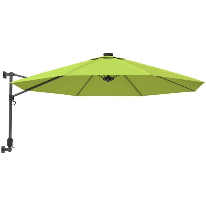 Väggmonterat parasoll äpplegrön 290 cm vidaXL – bild 2