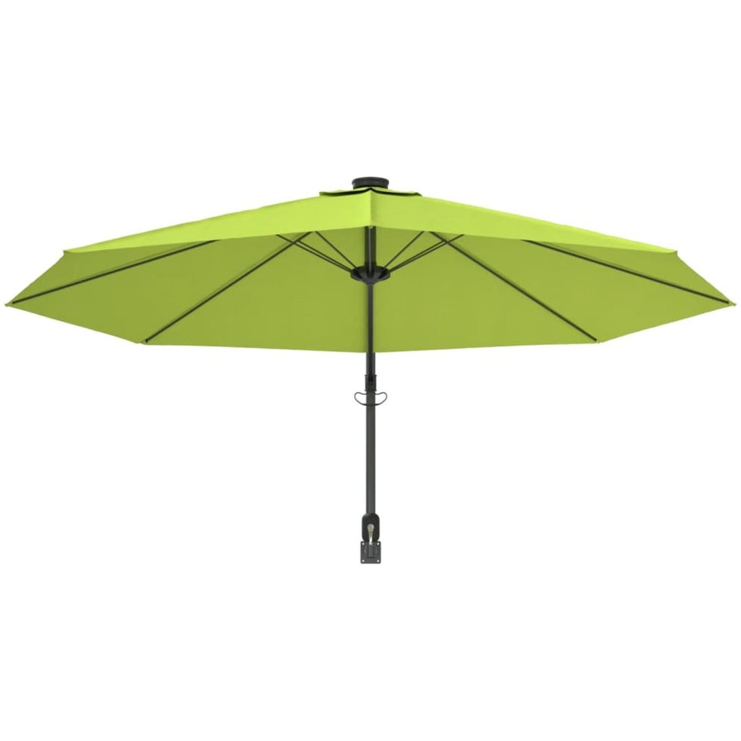 Väggmonterat parasoll äpplegrön 290 cm vidaXL – bild 5