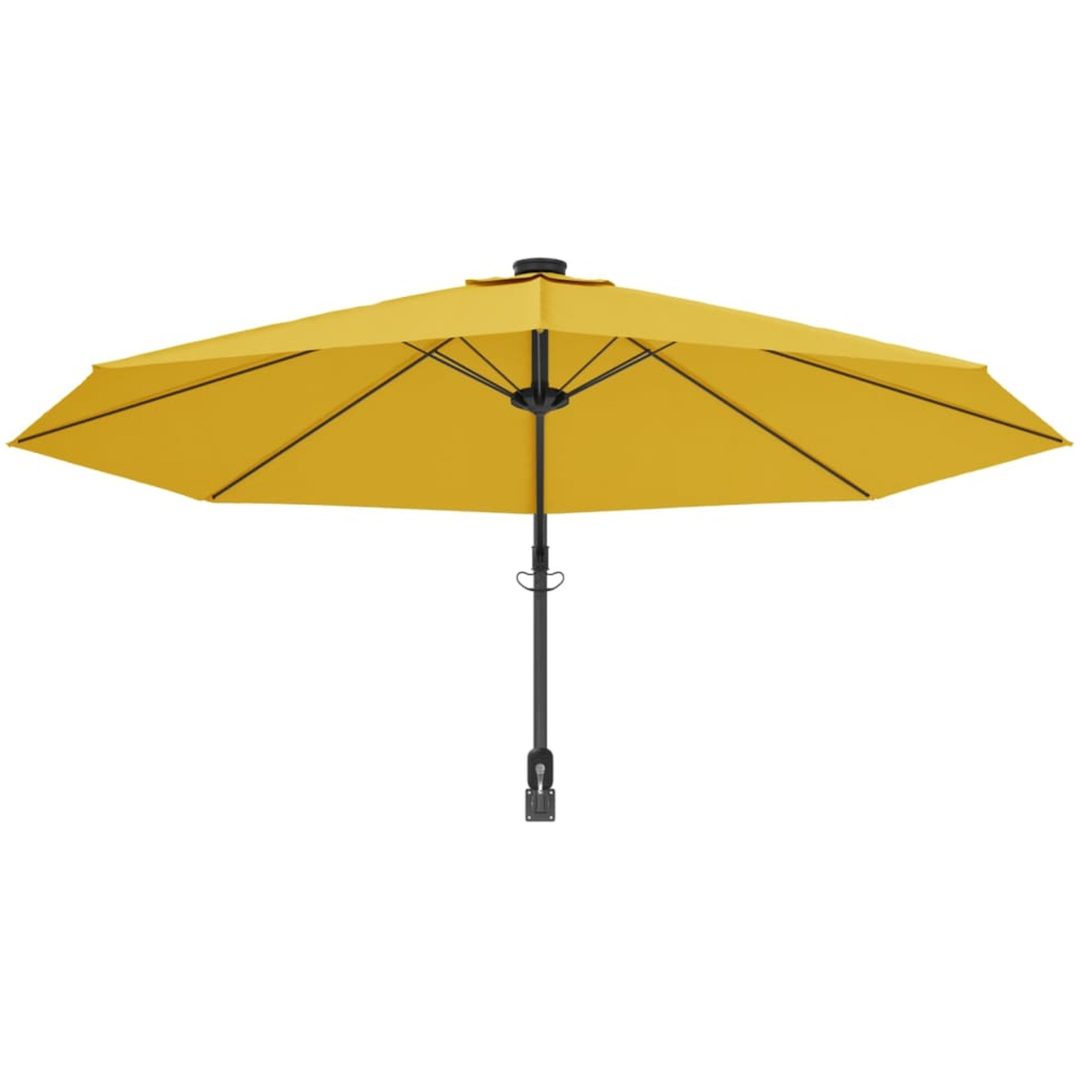 Väggmonterat parasoll gul 290 cm vidaXL – bild 5