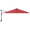 Väggmonterat parasoll klarröd 290 cm vidaXL – miniatyr 3