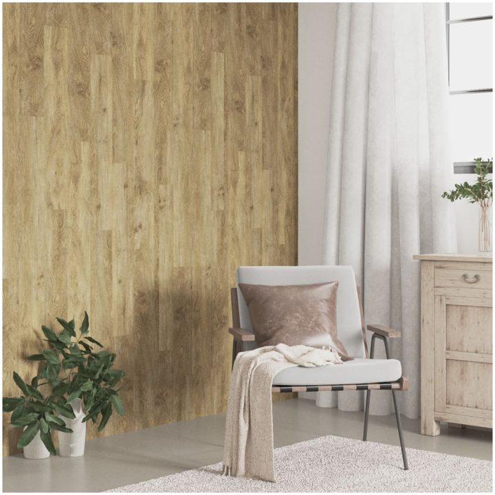 Väggpaneler träimitation brun PVC 2,06 m² vidaXL – bild 4