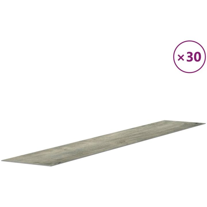 Väggpaneler träimitation grå PVC 4,12 m² vidaXL – bild 4