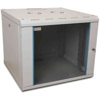 VÄGGSKÅP 20U 600X560 GLASDÖRR