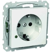 VÄGGUTTAG 1-VÄGS MJ LED VITEXXACT