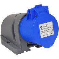 Vägguttag, 32A, 2P+J, 6h, 230V, IP44 MALMBERGS
