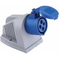 Vägguttag, 32A, 3P+J, 9h, 230V, IP44 MALMBERGS