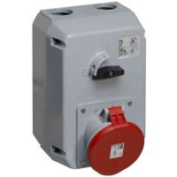 VÄGGUTTAG 63A IP44 463MM6BLOCKERAT