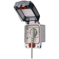VÄGGUTTAG UTP IP56ELT45ST02K/90TS