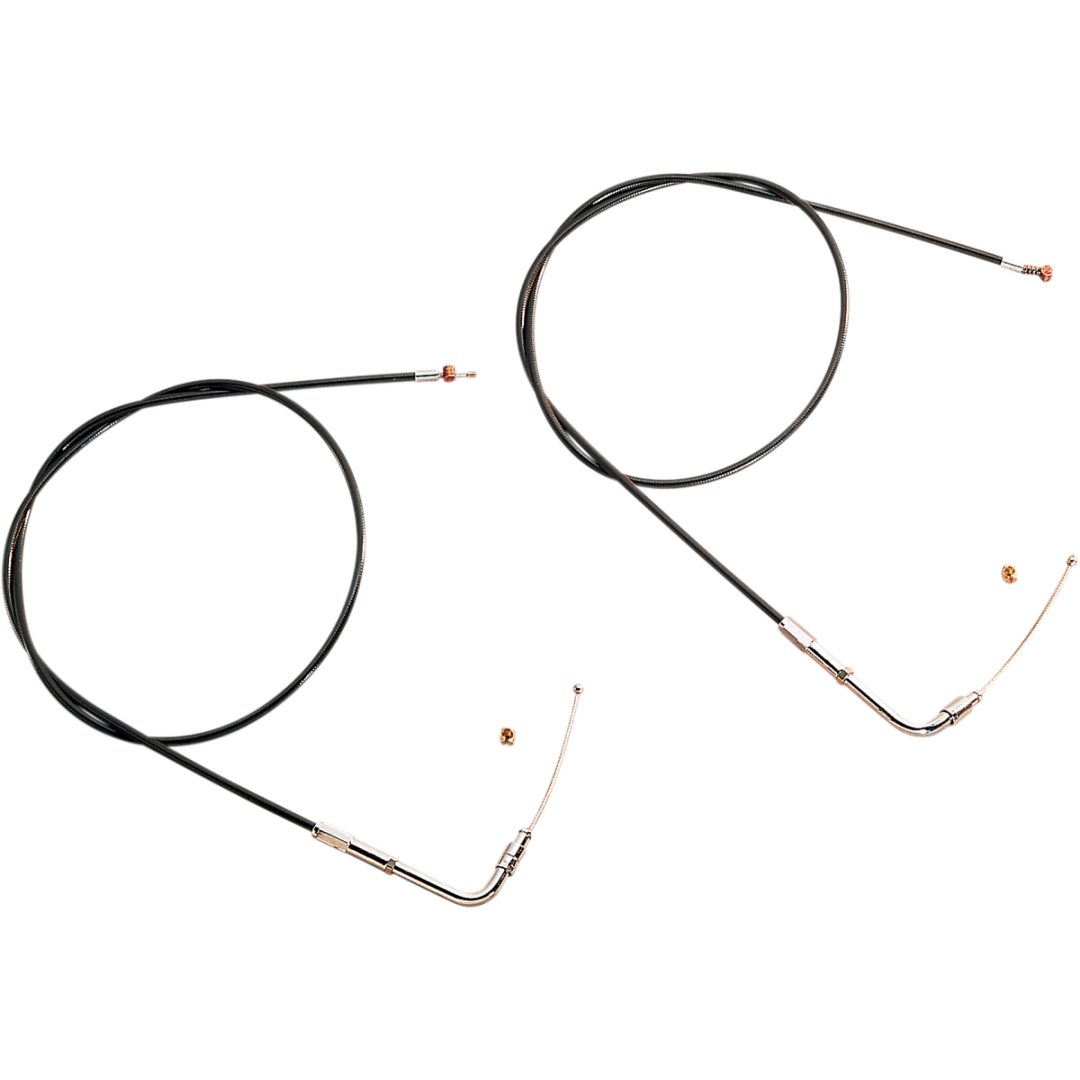 Vajer Svart Vinyl S&S Cycle S+S CARB CABLE 42" 96-06 – bild 2