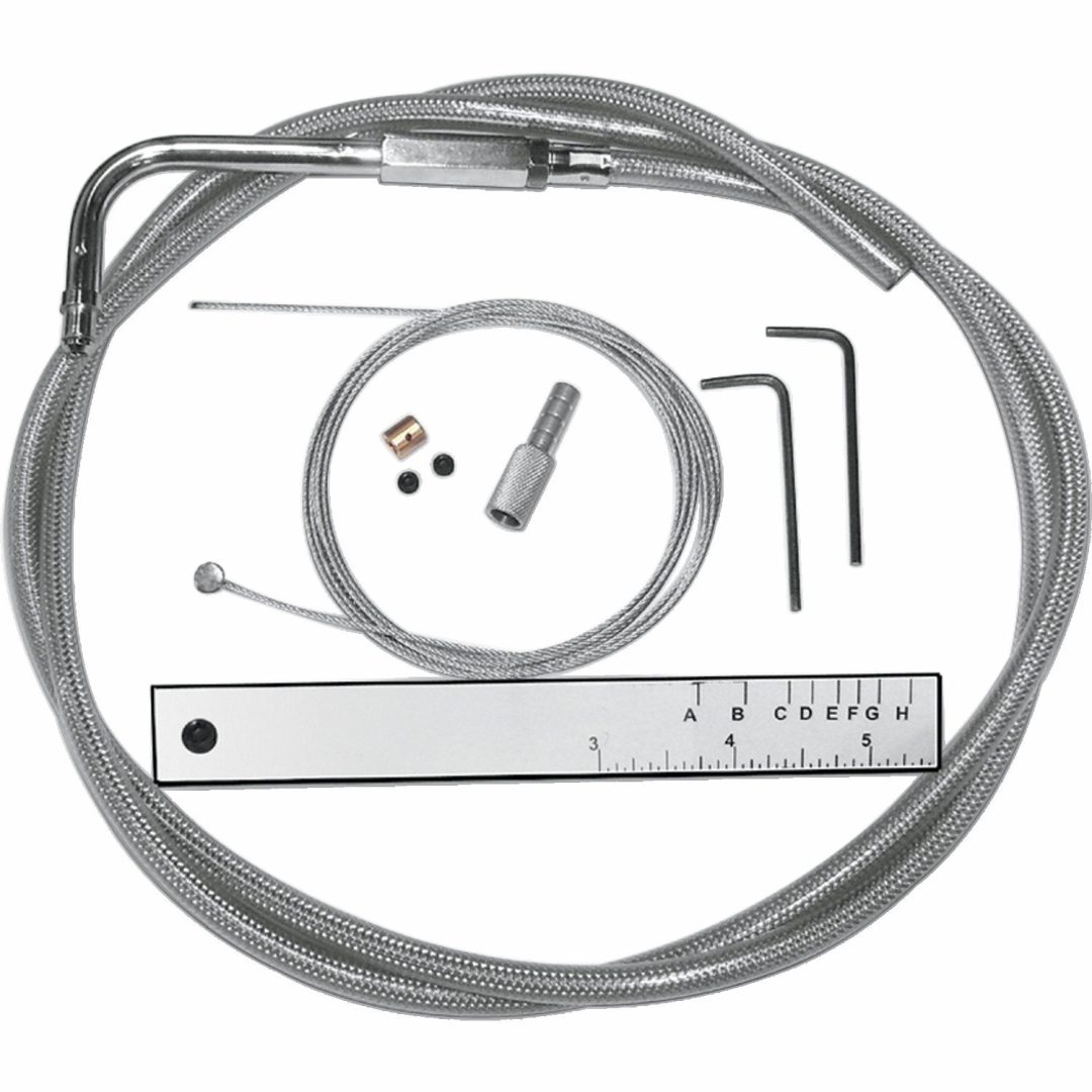 Vajerkit Byo Build Your Own Rostfritt Stål/clear MAGNUM SHIELDING CABLE IDLE BYO STNL 90DEG
