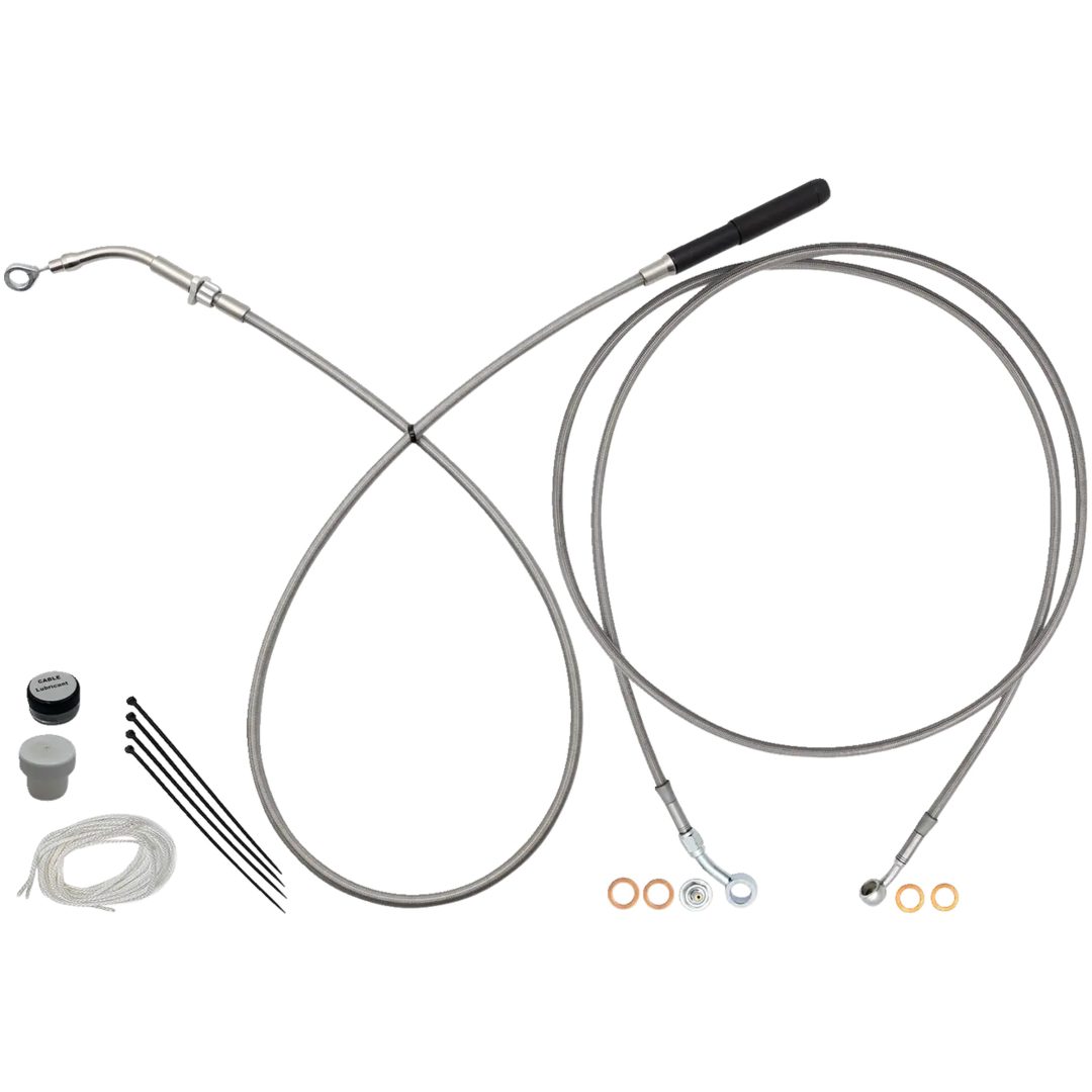 Vajerkit EZ Install Kit Quick Connect Polerad Silver FAT BAGGERS INC.