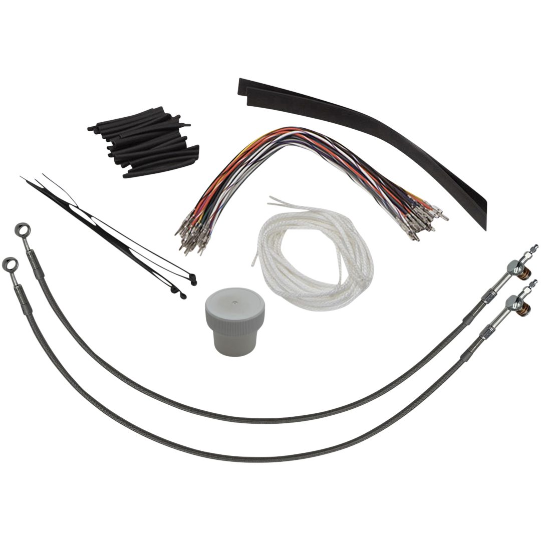 Vajerkit Ez Install Krom/silver FAT BAGGERS INC. Kabelsats