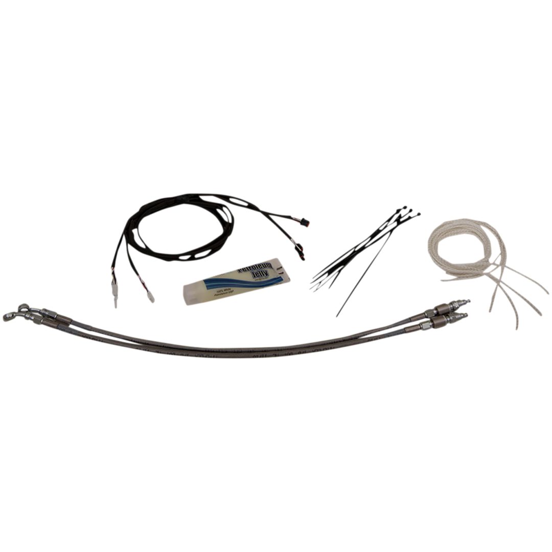 Vajerkit Ez Install Krom/silver FAT BAGGERS INC. Kabelsats