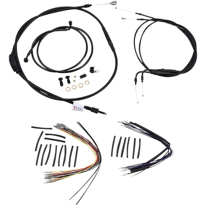Vajerkit Jail Bar Svart BURLY BRAND CONTROL KIT 00-06 FLST 16 – bild 2
