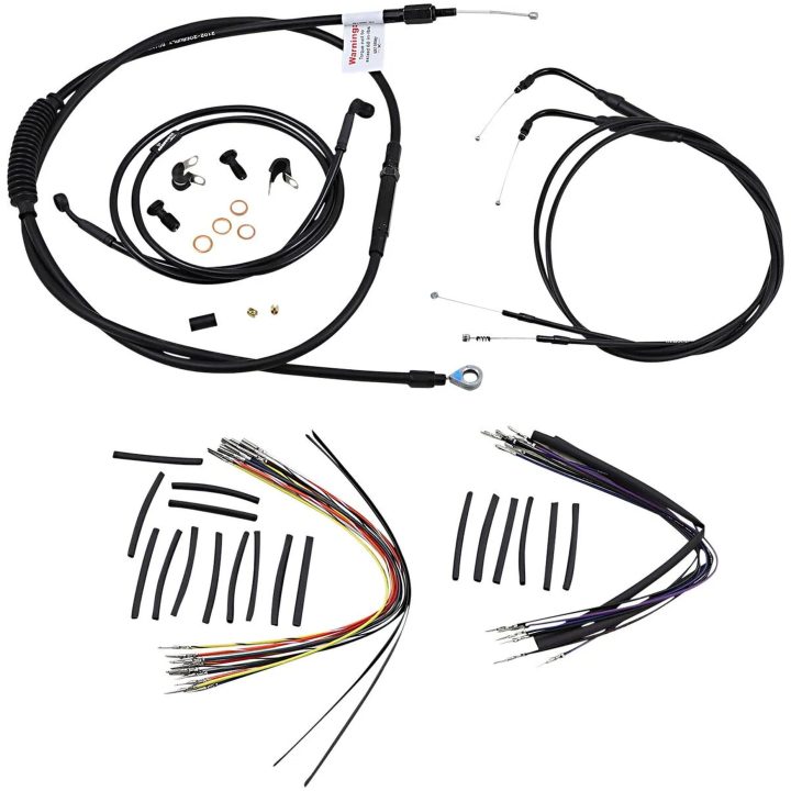 Vajerkit Jail Bar Svart BURLY BRAND CONTROL KIT 00-06 FXST 14 – bild 2