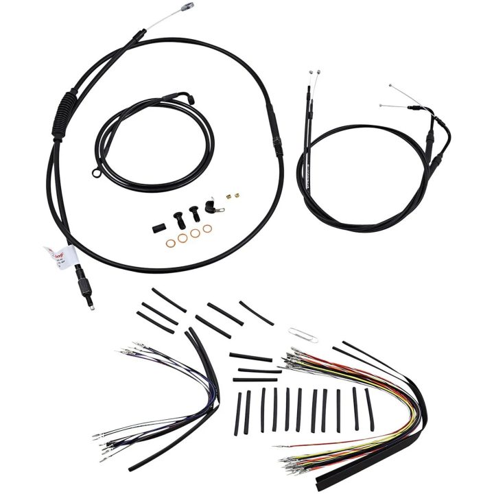 Vajerkit Jail Bar Svart BURLY BRAND CONTROL KIT 07-10 FLST 16 – bild 2