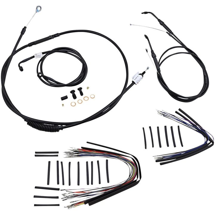 Vajerkit Jail Bar Svart BURLY BRAND CONTROL KIT 07-10 FXD 16 – bild 2