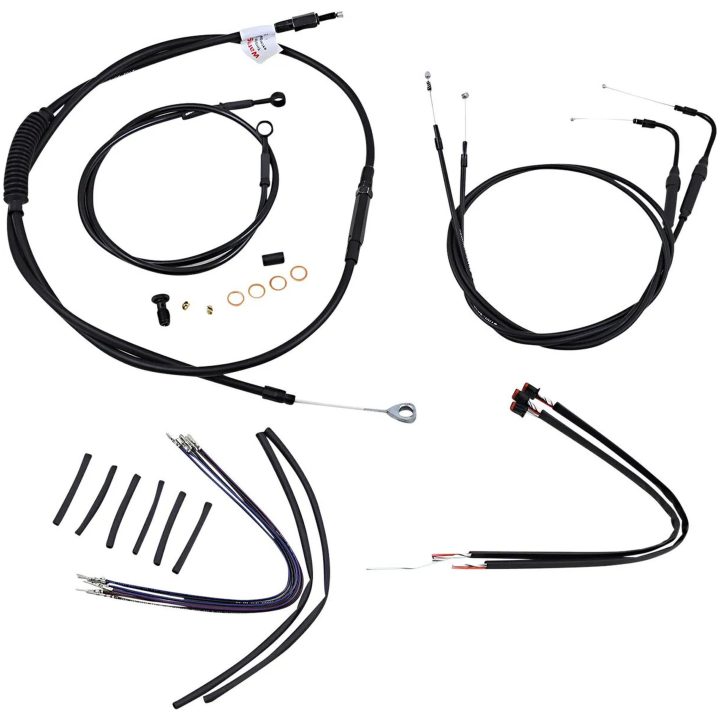 Vajerkit Jail Bar Svart BURLY BRAND CONTROL KIT 11+ FLST B 14 – bild 2