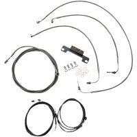 Vajerkit Komplett Plug-and-play Silver/chrome LA CHOPPERS