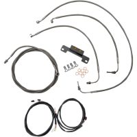 Vajerkit Komplett Plug-and-play Silver/chrome LA CHOPPERS