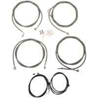 Vajerkit Komplett Plug-and-play Silver/chrome LA CHOPPERS