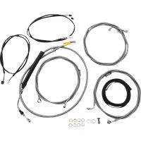 Vajerkit Komplett Plug-and-play Silver/chrome LA CHOPPERS