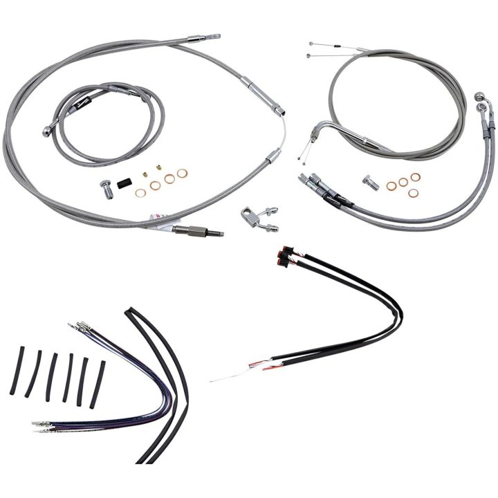Vajerkit Komplett Rostfritt Silver BURLY BRAND CONTROL KIT 11+ FLS SS 14 – bild 2