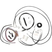 Vajerkit Komplett Svart Vinylflätad LA CHOPPERS