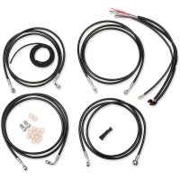 Vajerkit Komplett Svart Vinylflätad LA CHOPPERS
