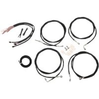 Vajerkit Komplett Svart Vinylflätad LA CHOPPERS