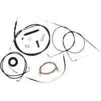 Vajerkit Komplett Svart Vinylflätad LA CHOPPERS