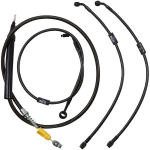 Vajerkit Standard Midnight Flätad Svart LA CHOPPERS